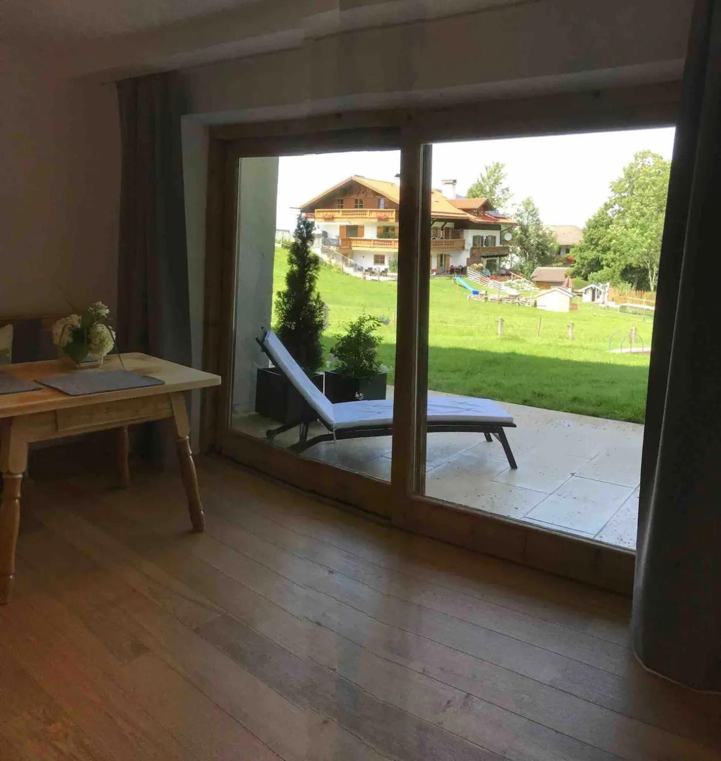 Moderne Alpenwohnung Garten&Natur Bad Kohlgrub Exterior foto